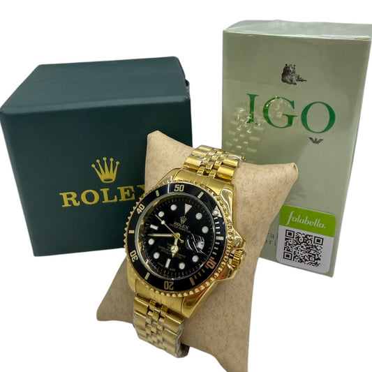 COMBO RELOJ ROLEX + PERFUME HOMBRE