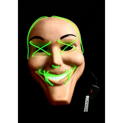 MEGA COMBO Máscara Terrorífica Doble Luz + Arma