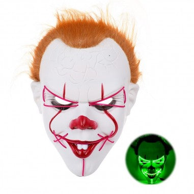 MEGA COMBO Máscara Terrorífica Doble Luz + Arma