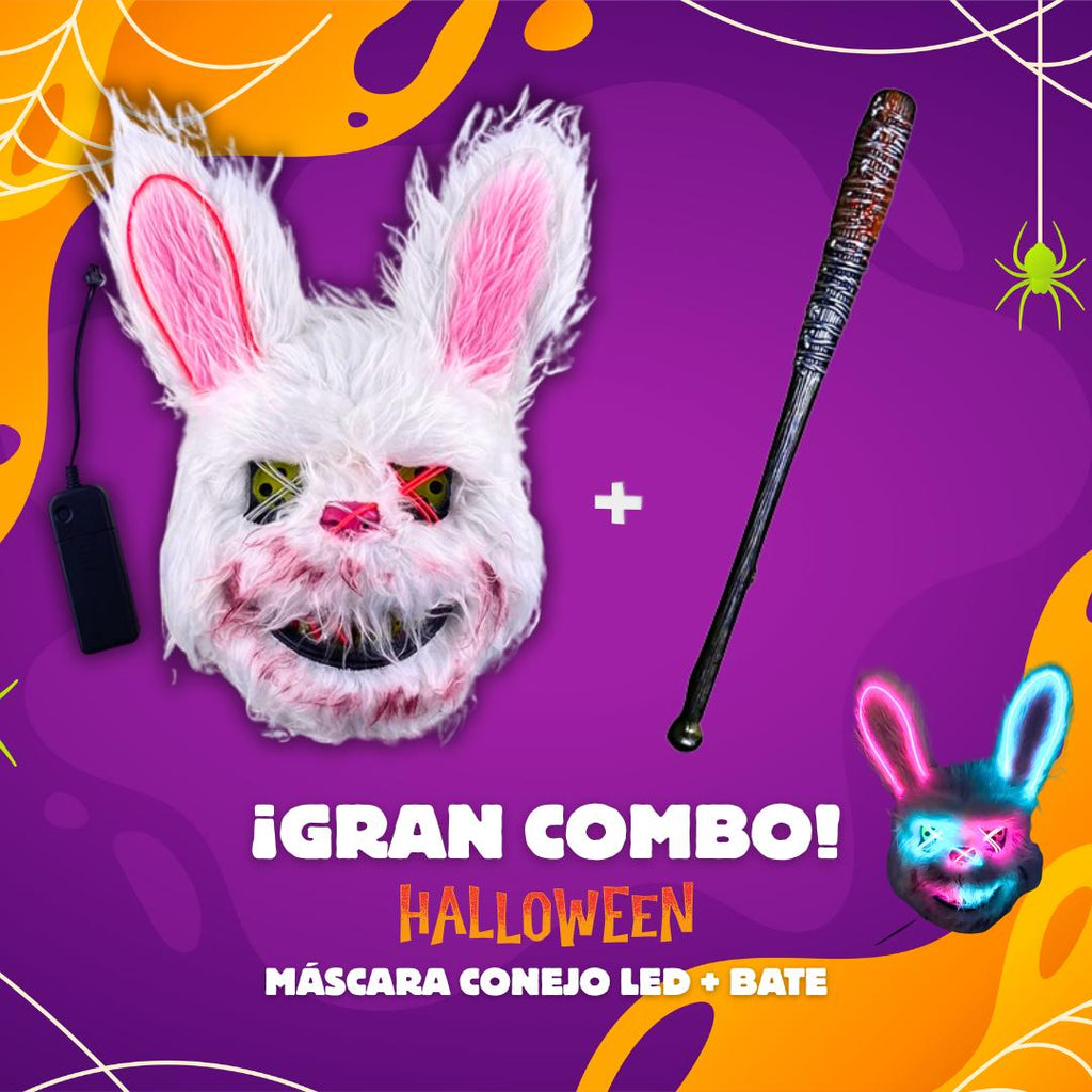 MEGA COMBO Máscara Animal Doble Luz + Arma