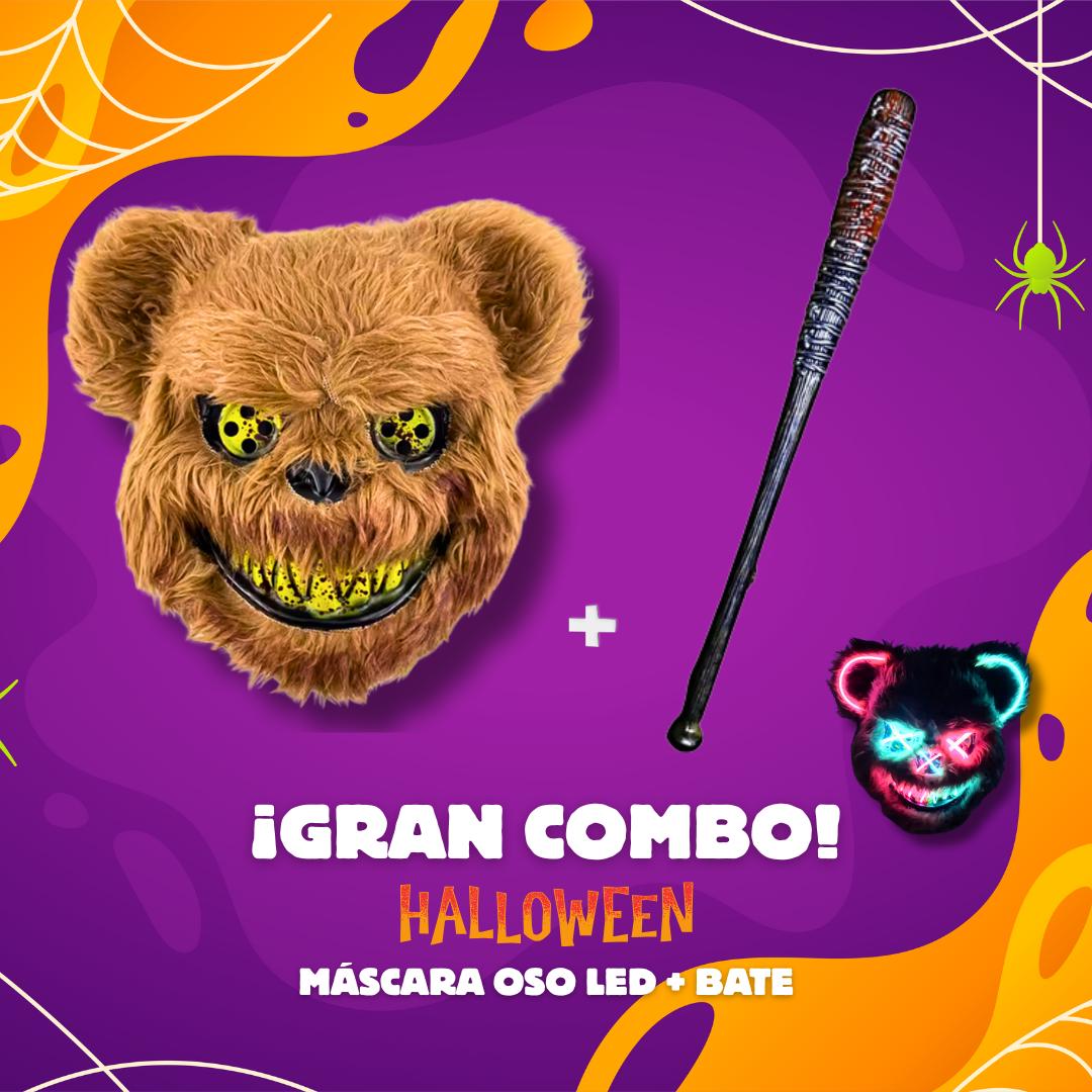 MEGA COMBO Máscara Animal Doble Luz + Arma